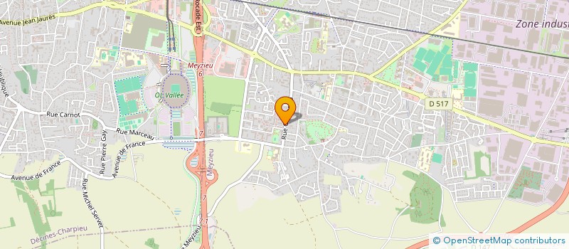 localisation de l'entreprise START AUTO PIECES  MEYZIEU