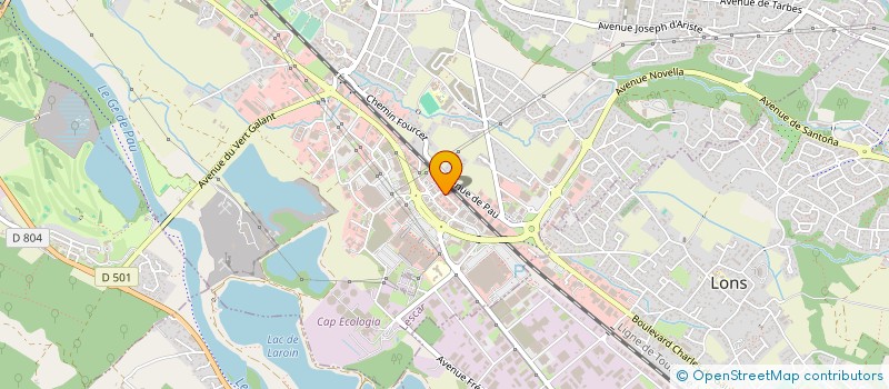 localisation de l'entreprise START AUTO SERVICES à LESCAR