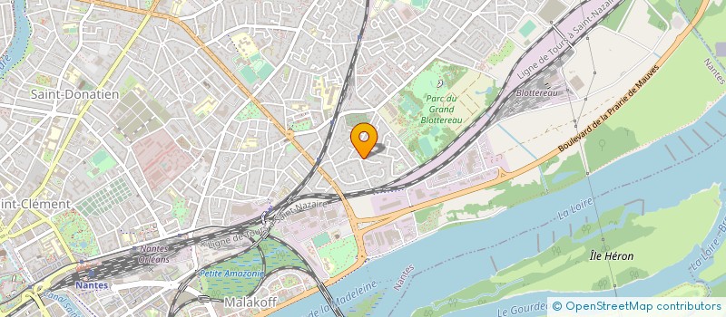 localisation de l'entreprise START AVOCAT à NANTES
