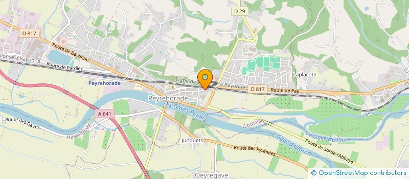 localisation de l'entreprise START & CO 2  PEYREHORADE