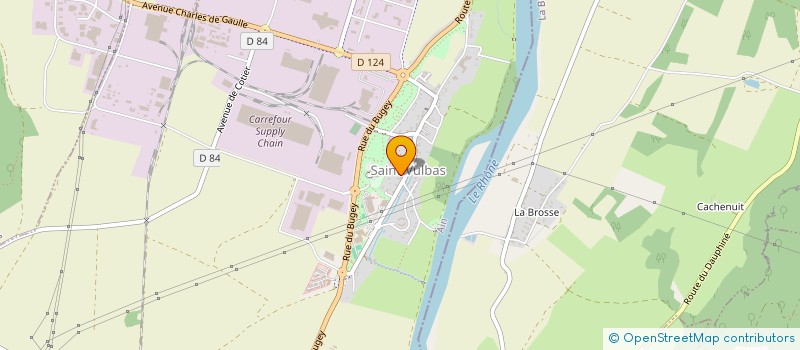 localisation de l'entreprise START COM à LAGNIEU