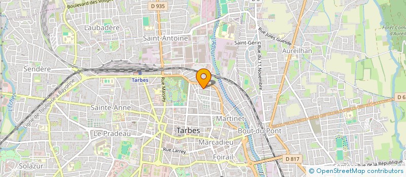 localisation de l'entreprise START CONCEPT IMMO  TARBES