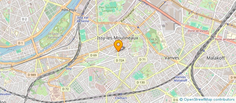 localisation de l'entreprise START CONNECT à ISSY-LES-MOULINEAUX