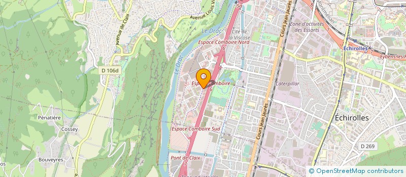 localisation de l'entreprise START ENERGY à ECHIROLLES