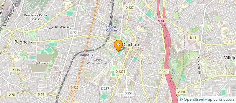 localisation de l'entreprise START ETP à CACHAN