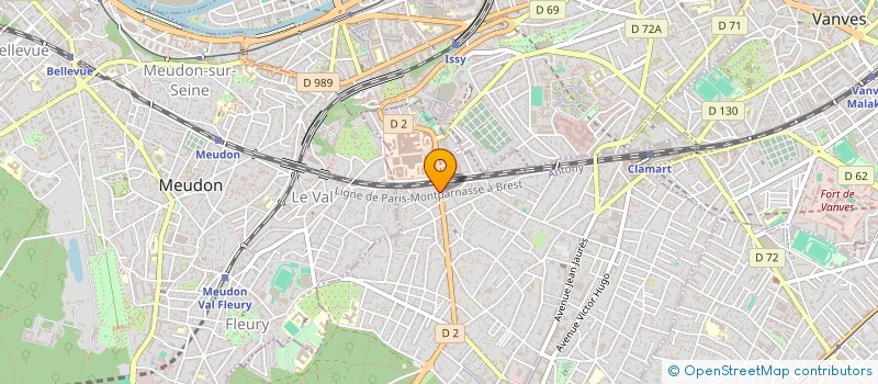 localisation de l'entreprise START FIL à CLAMART