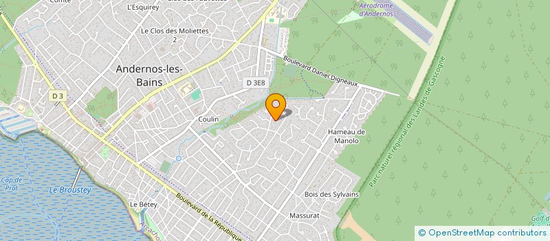 localisation de l'entreprise START FINANCE GESTION  ANDERNOS-LES-BAINS