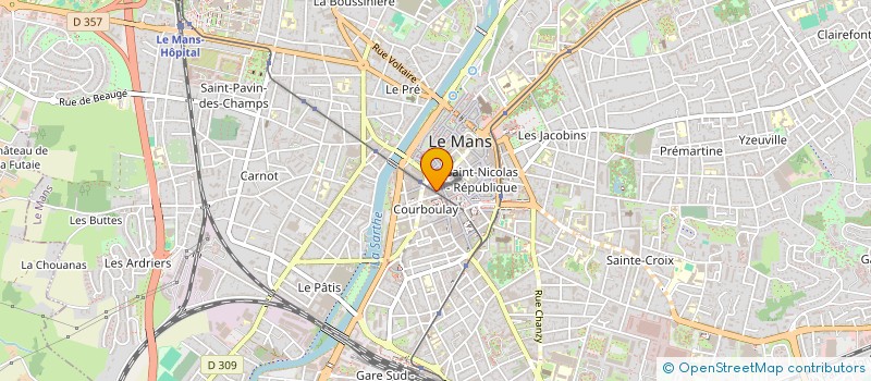 localisation de l'entreprise START GAMES  LE MANS