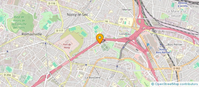 localisation de l'entreprise START & GO à NOISY-LE-SEC