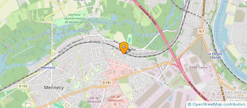 localisation de l'entreprise START & GO EXPRESS  ORMOY