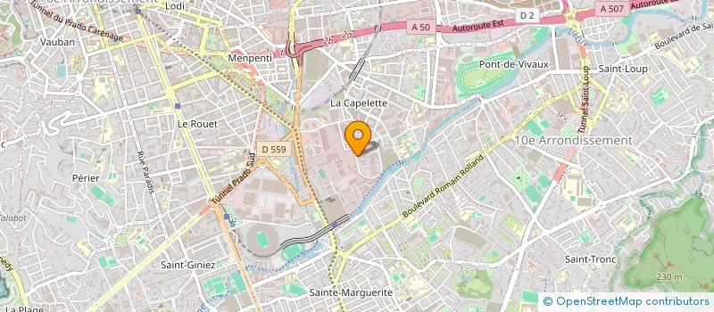 localisation de l'entreprise START'HAIR à MARSEILLE