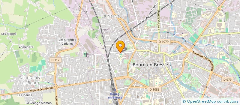 localisation de l'entreprise START'IAE à BOURG-EN-BRESSE