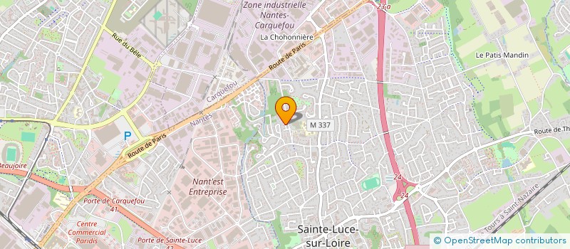 localisation de l'entreprise START IMMO 2  SAINTE-LUCE-SUR-LOIRE