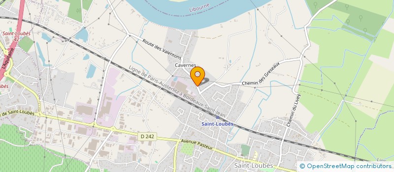 localisation de l'entreprise START IMMO  SAINT-LOUBES