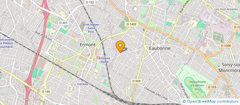 localisation de l'entreprise START IMMO  SANNOIS