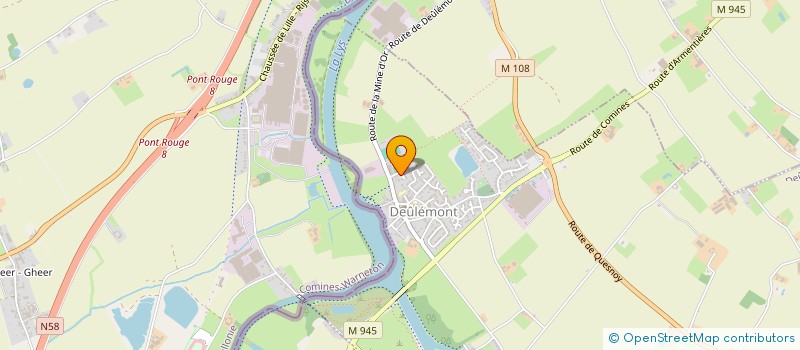 localisation de l'entreprise START IMMO  DEULEMONT