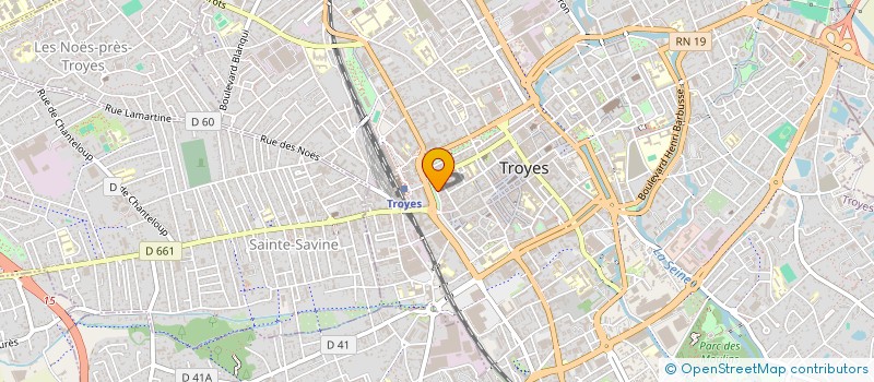 localisation de l'entreprise START IN FRANCE  TROYES