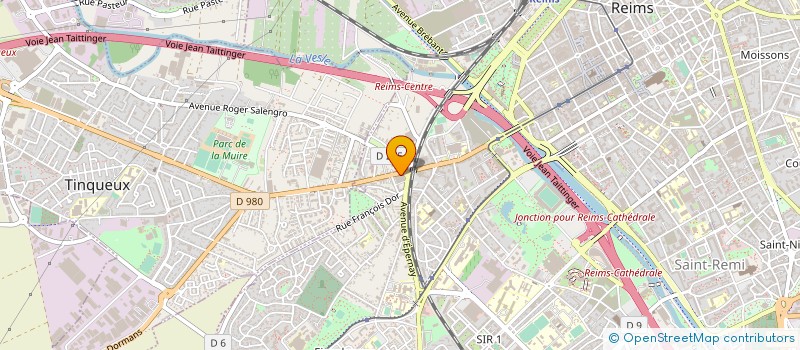 localisation de l'entreprise START INFORMATIQUE à REIMS