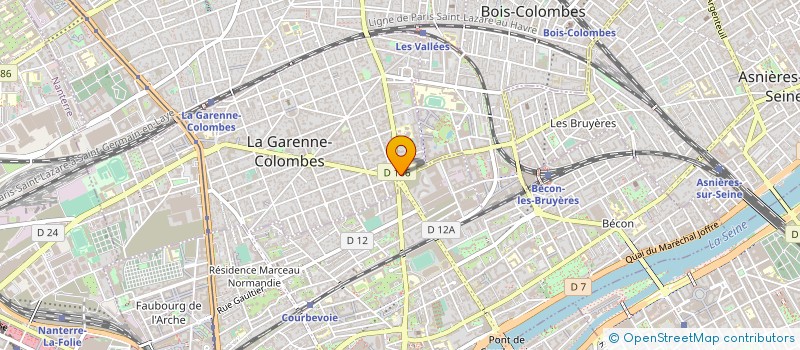 localisation de l'entreprise START MARKETING SERVICES à LA GARENNE-COLOMBES