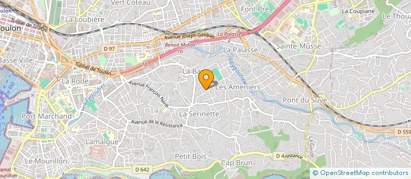 localisation de l'entreprise START MOTO  TOULON