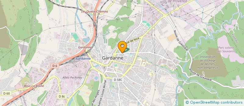 localisation de l'entreprise START'NET DOMICILE à GARDANNE