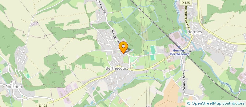 localisation de l'entreprise START'O  BERTHECOURT