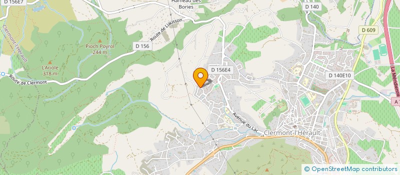 localisation de l'entreprise START OPTICAL  CLERMONT-L'HERAULT