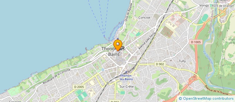 localisation de l'entreprise START PRINT ECO à THONON-LES-BAINS