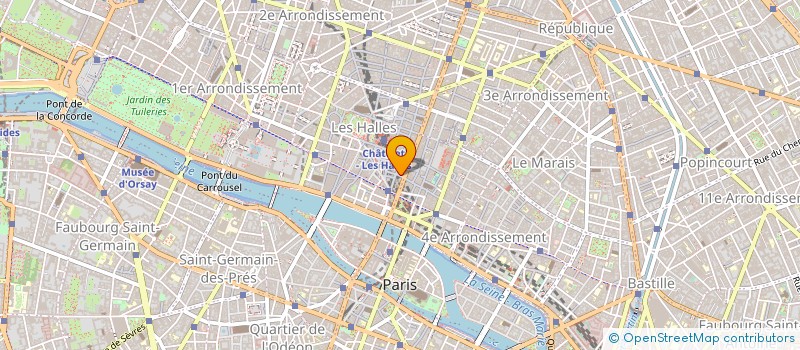 localisation de l'entreprise START PROD à PARIS