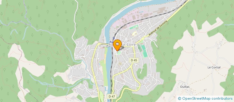 localisation de l'entreprise START-R  AUREC-SUR-LOIRE