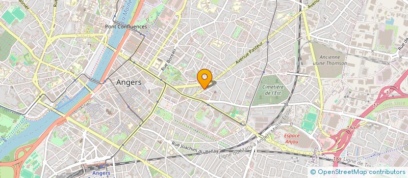 localisation de l'entreprise START-RENOV à ANGERS