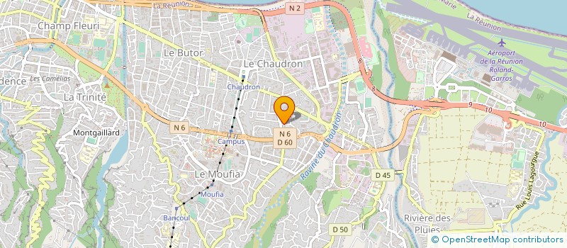 localisation de l'entreprise START REUNION à SAINT-DENIS