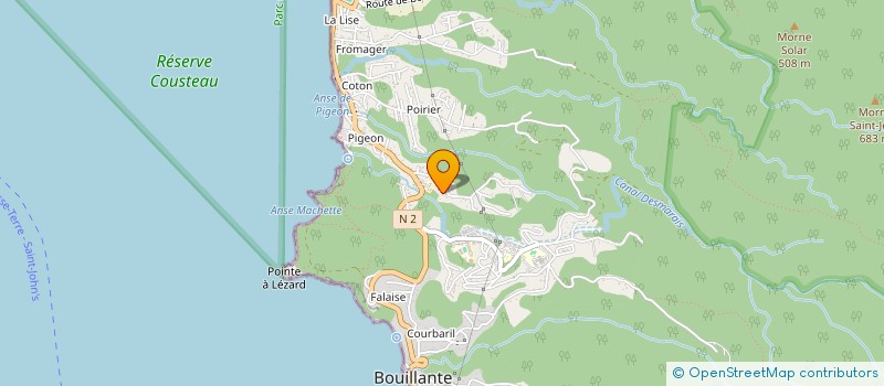 localisation de l'entreprise START ROADS à BOUILLANTE