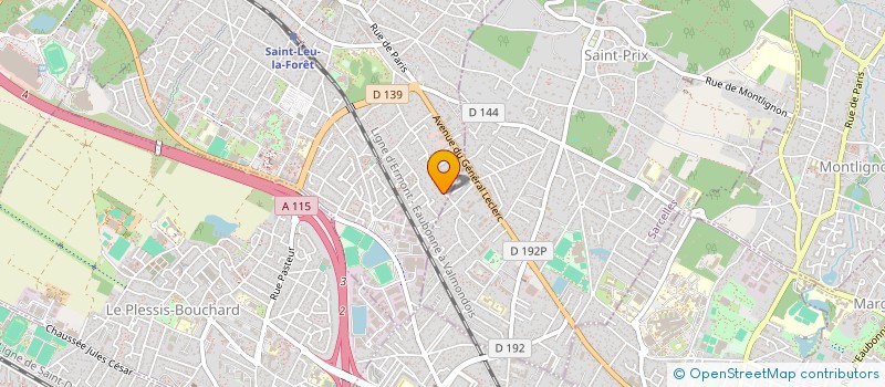 localisation de l'entreprise START&SCALE  SAINT-LEU-LA-FORET