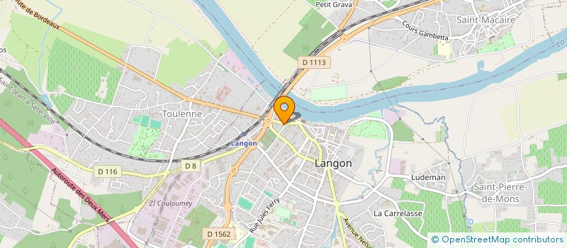 localisation de l'entreprise START & SCALE  LANGON