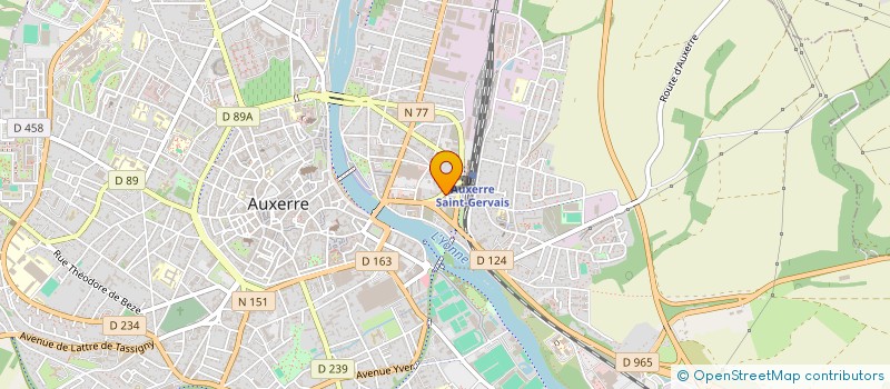 localisation de l'entreprise START SERVICES  AUXERRE