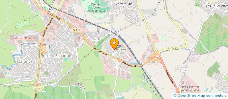 localisation de l'entreprise START-SERVICES  PERPIGNAN