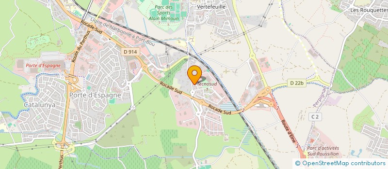 localisation de l'entreprise START SPORTS  PERPIGNAN