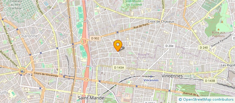 localisation de l'entreprise START SYSTEME à MONTREUIL