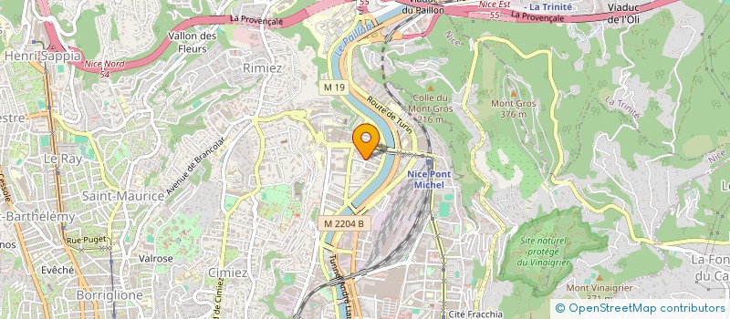 localisation de l'entreprise START UP  NICE