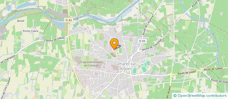 localisation de l'entreprise START UP 84  CAMARET-SUR-AIGUES