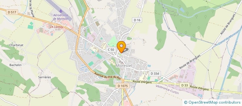 localisation de l'entreprise START Y  MORESTEL