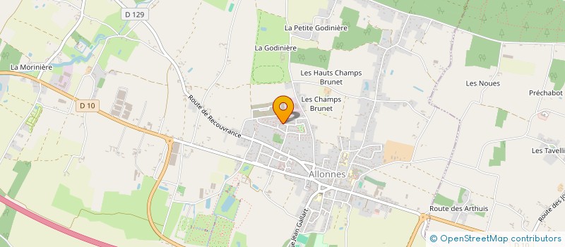 localisation de l'entreprise START49 à ALLONNES