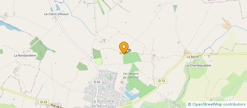localisation de l'entreprise STARTAIR à LA BOISSIERE-DE-MONTAIGU