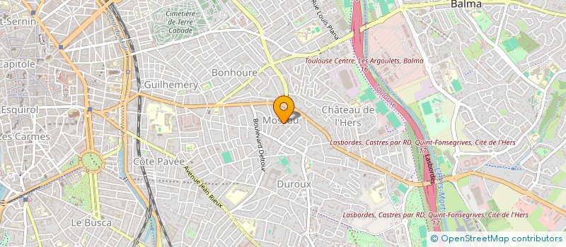 localisation de l'entreprise STARTCOM à TOULOUSE
