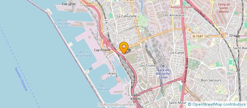 localisation de l'entreprise STARTCOM III à MARSEILLE