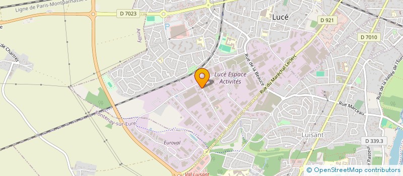 localisation de l'entreprise STARTCONNECT à LUCE