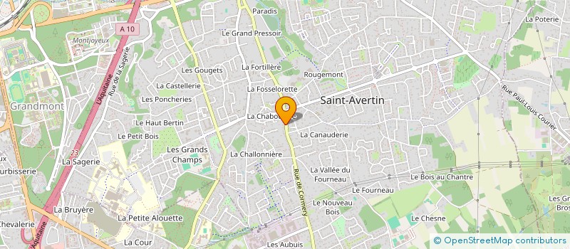 localisation de l'entreprise STARTEAM 37  SAINT-AVERTIN