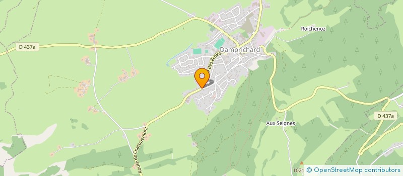 localisation de l'entreprise STARTECH à DAMPRICHARD