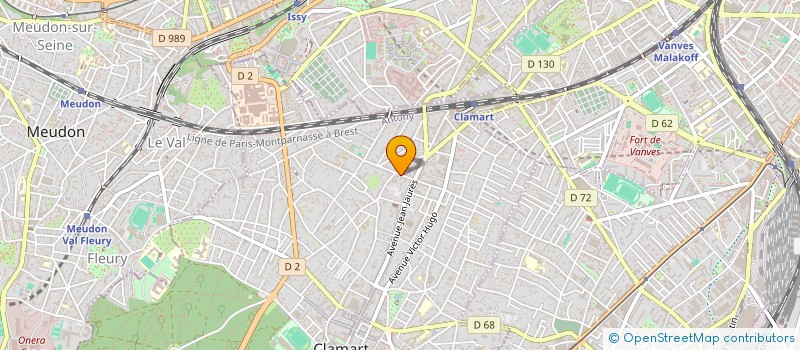 localisation de l'entreprise STARTECH à CLAMART